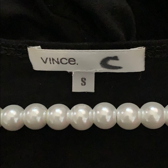 Vince Black V Neck Mini Dress - Picture 8 of 8